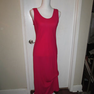Harrari Fuchsia Maxi Dress with side ties